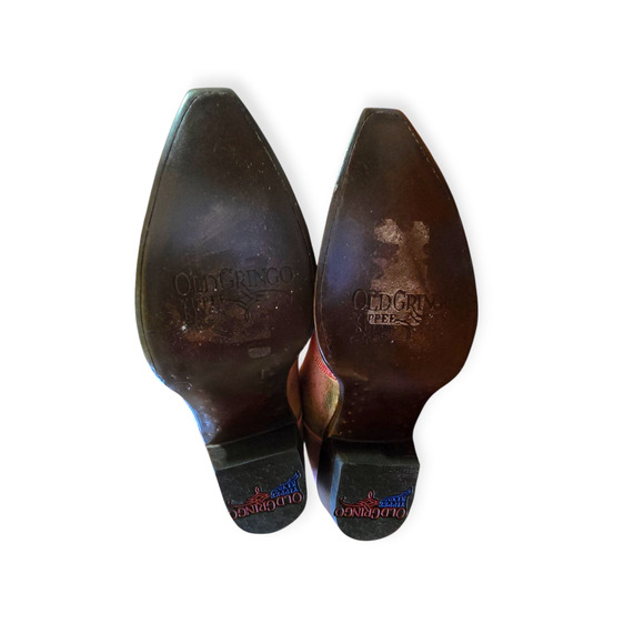 Old Gringo Yippee Ki Yay Peyton Pink Gold Tall Boots Size 8.5 - Picture 9 of 15